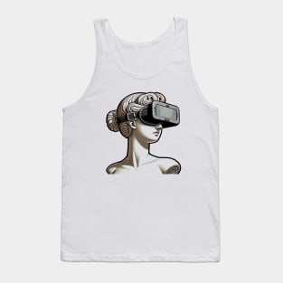 Venus of Milo Wearing VR Headset Tank Top